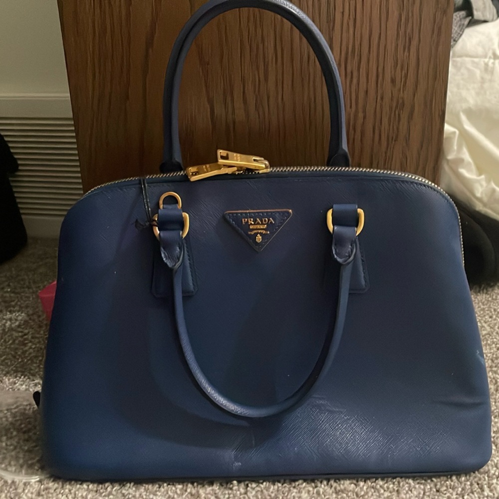 Authenticity certified Prada hand bag